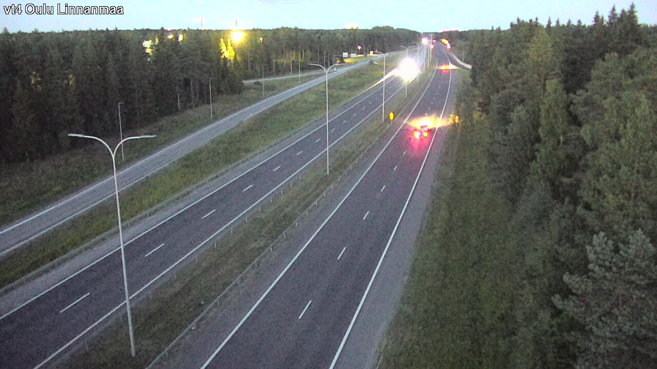 Weather Camera Image Väg 4 Uleåborg, Linnanmaa, Oulu, Pohjois-Pohjanmaa