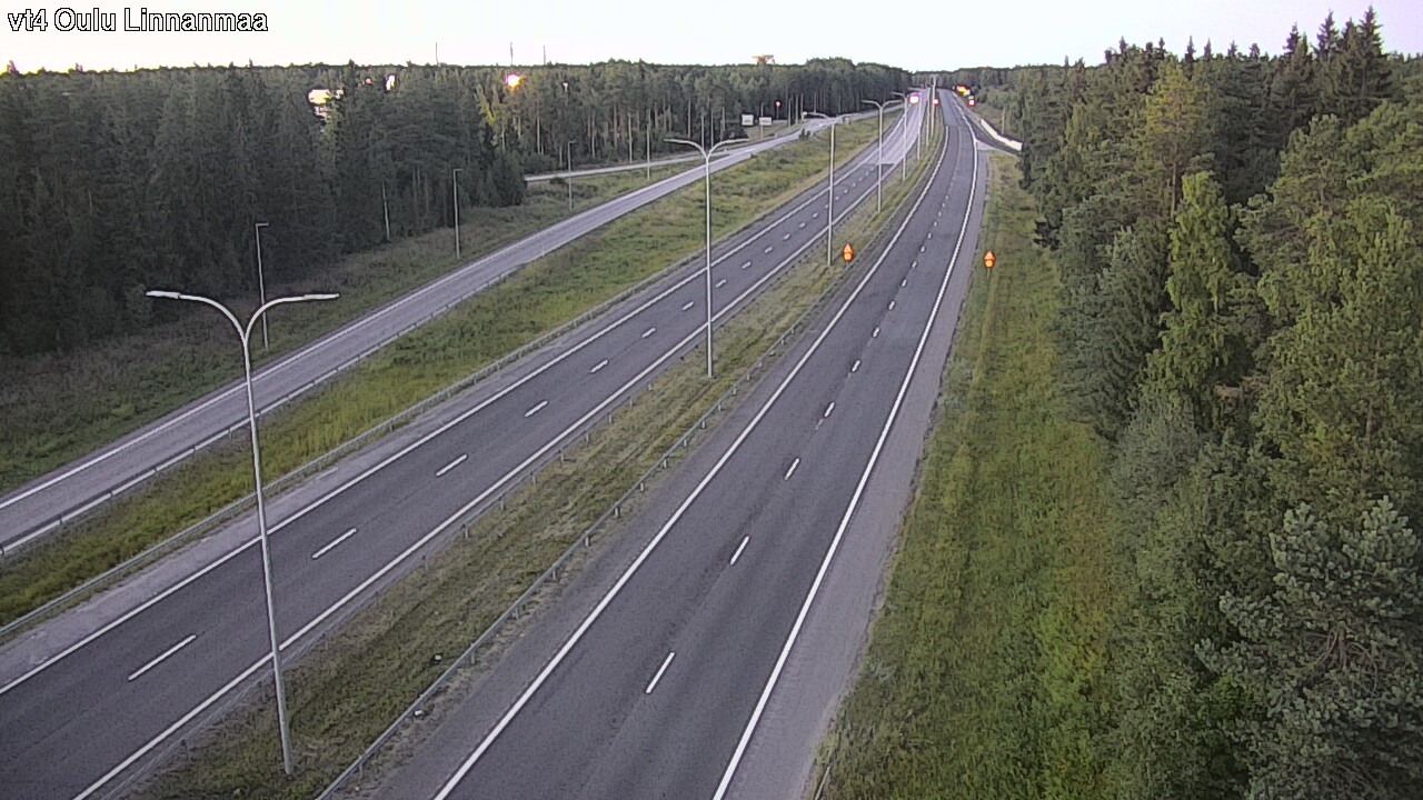 Weather Camera Image Väg 4 Uleåborg, Linnanmaa, Oulu, Pohjois-Pohjanmaa