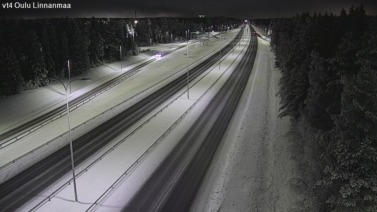 Weather Camera Image Road 4 Oulu, Linnanmaa, Oulu, Pohjois-Pohjanmaa