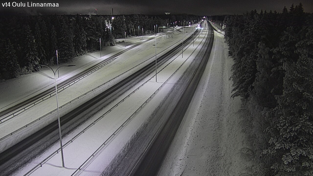 Weather Camera Image Road 4 Oulu, Linnanmaa, Oulu, Pohjois-Pohjanmaa