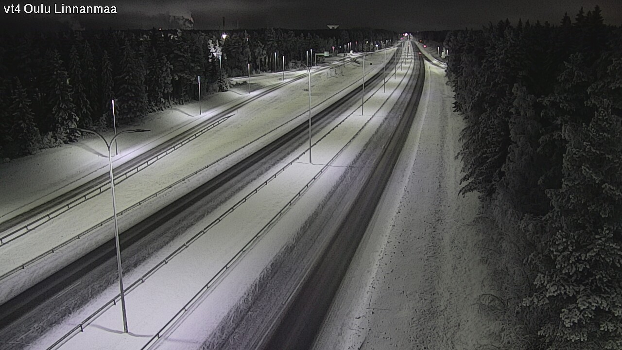 Weather Camera Image Road 4 Oulu, Linnanmaa, Oulu, Pohjois-Pohjanmaa