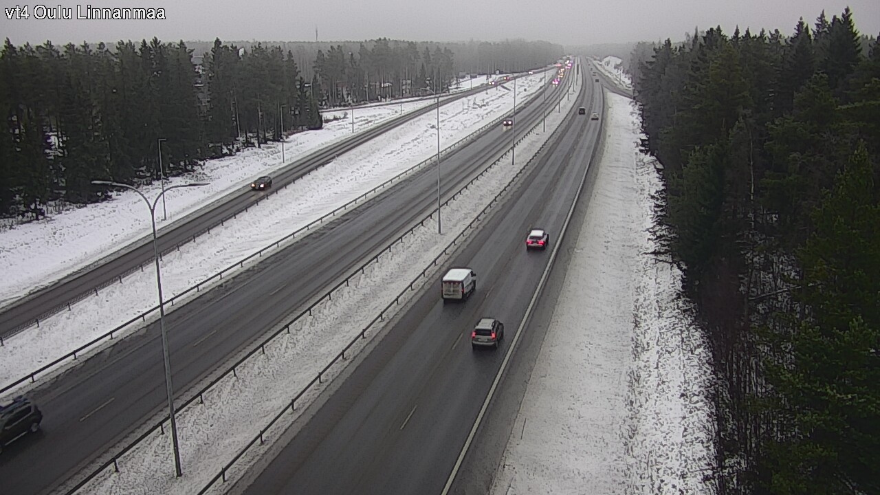 Weather Camera Image Road 4 Oulu, Linnanmaa, Oulu, Pohjois-Pohjanmaa