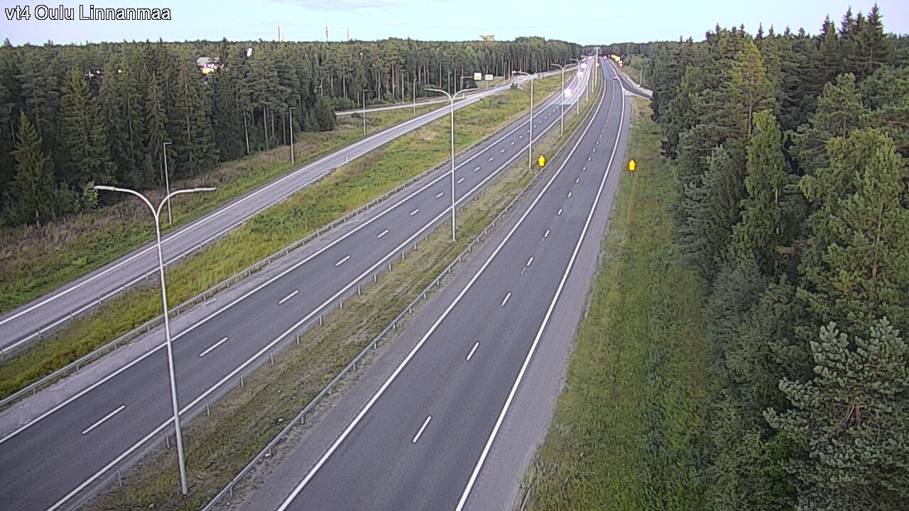 Weather Camera Image Väg 4 Uleåborg, Linnanmaa, Oulu, Pohjois-Pohjanmaa
