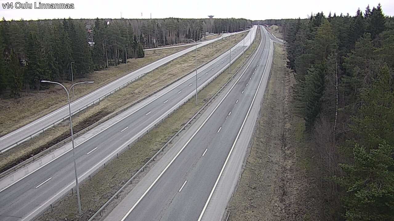 Weather Camera Image Road 4 Oulu, Linnanmaa, Oulu, Pohjois-Pohjanmaa