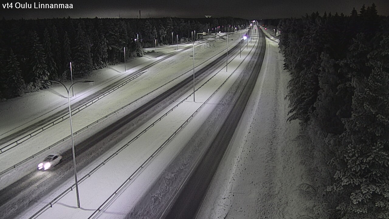 Weather Camera Image Road 4 Oulu, Linnanmaa, Oulu, Pohjois-Pohjanmaa