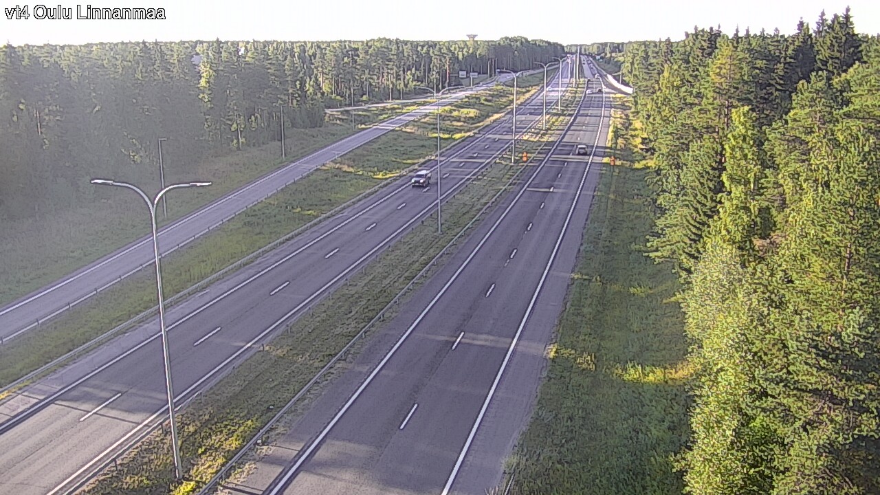 Weather Camera Image Väg 4 Uleåborg, Linnanmaa, Oulu, Pohjois-Pohjanmaa