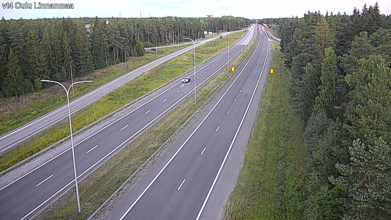 Weather Camera Image Väg 4 Uleåborg, Linnanmaa, Oulu, Pohjois-Pohjanmaa