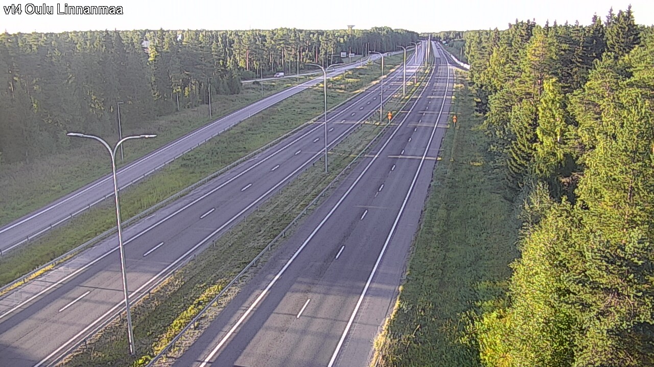 Weather Camera Image Road 4 Oulu, Linnanmaa, Oulu, Pohjois-Pohjanmaa