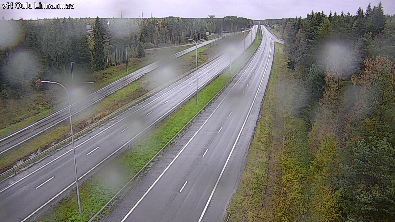 Weather Camera Image Väg 4 Uleåborg, Linnanmaa, Oulu, Pohjois-Pohjanmaa