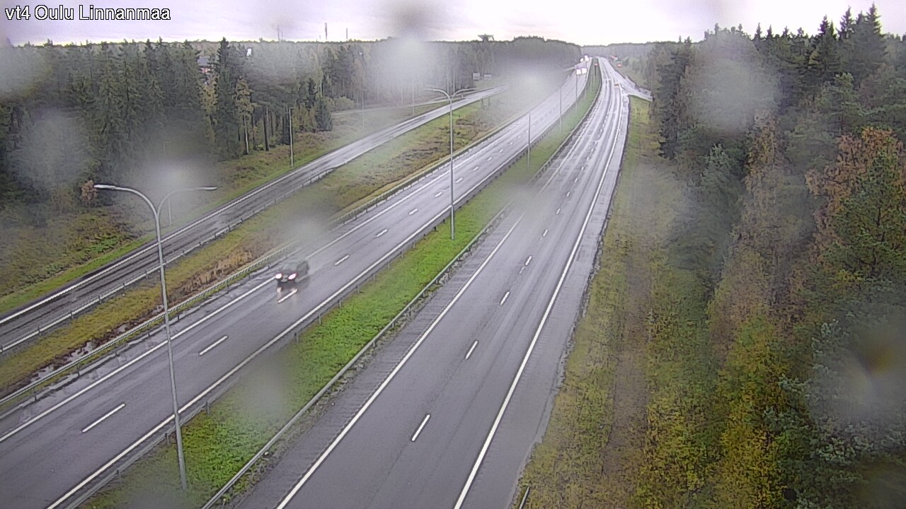 Weather Camera Image Väg 4 Uleåborg, Linnanmaa, Oulu, Pohjois-Pohjanmaa