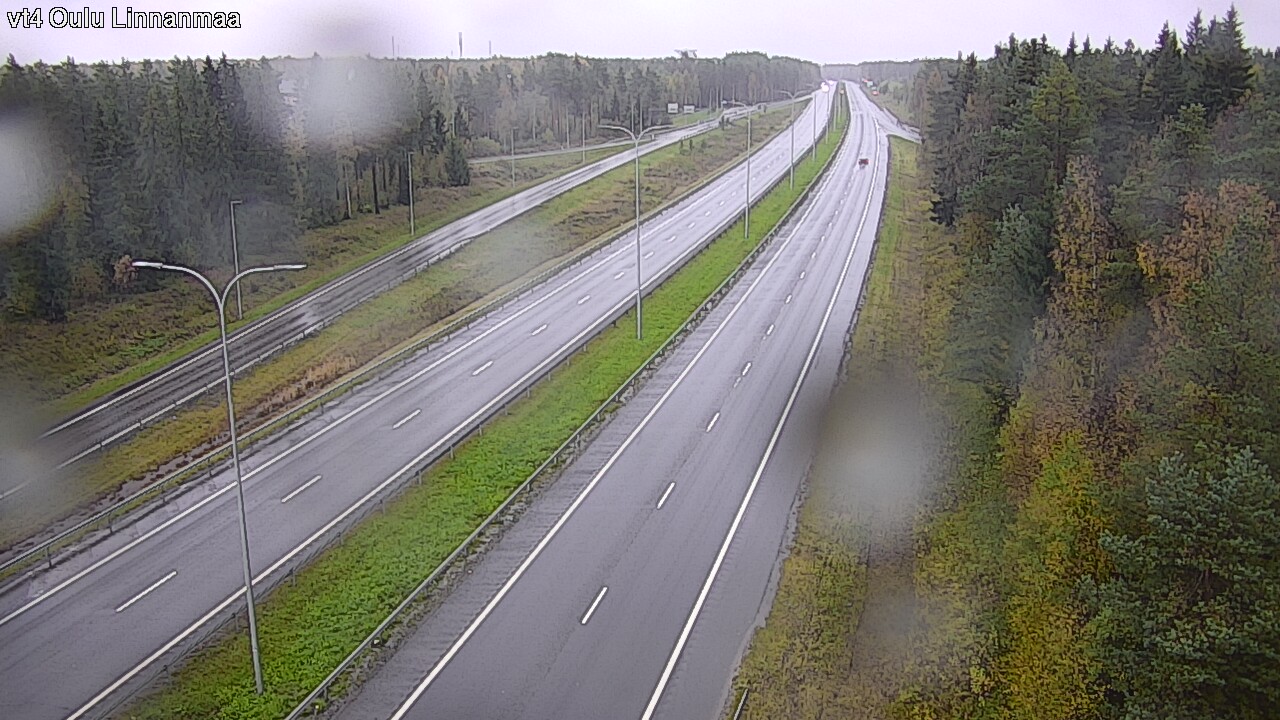 Weather Camera Image Väg 4 Uleåborg, Linnanmaa, Oulu, Pohjois-Pohjanmaa