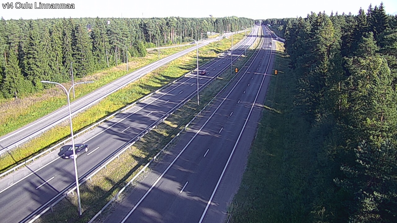 Weather Camera Image Väg 4 Uleåborg, Linnanmaa, Oulu, Pohjois-Pohjanmaa