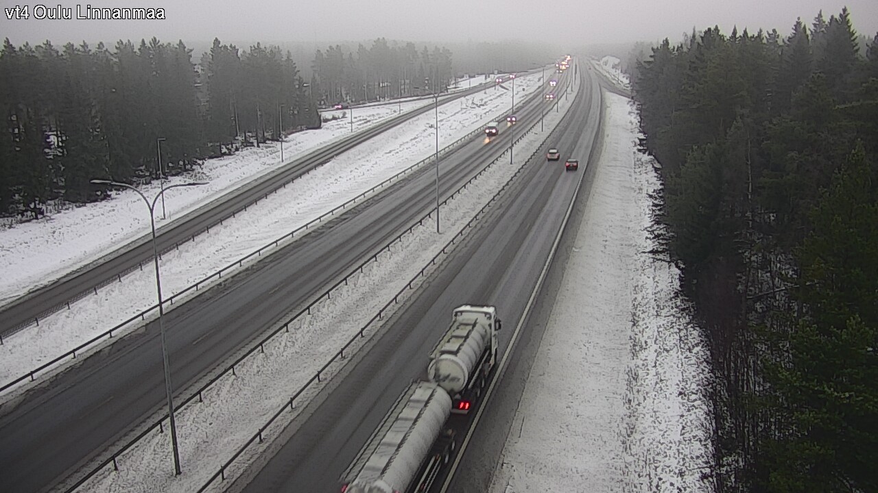 Weather Camera Image Road 4 Oulu, Linnanmaa, Oulu, Pohjois-Pohjanmaa