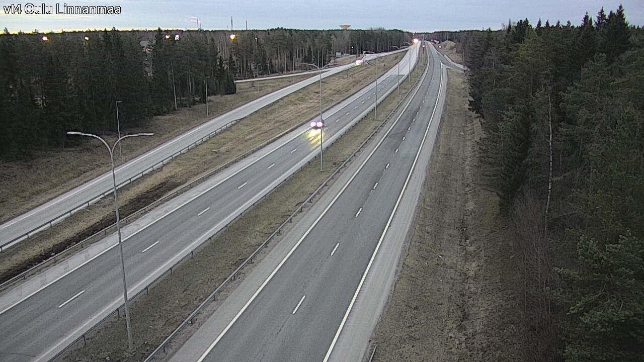 Weather Camera Image Road 4 Oulu, Linnanmaa, Oulu, Pohjois-Pohjanmaa