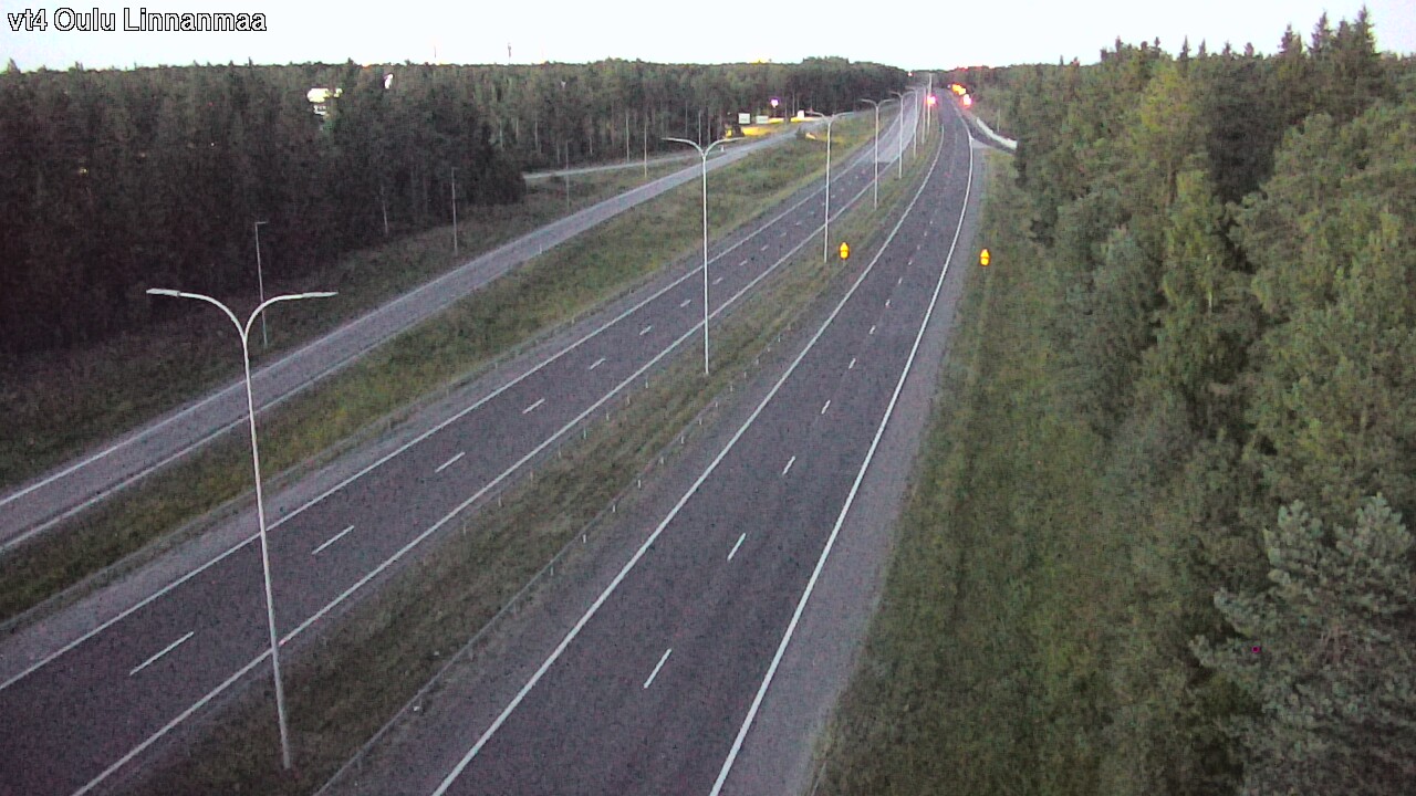 Weather Camera Image Väg 4 Uleåborg, Linnanmaa, Oulu, Pohjois-Pohjanmaa