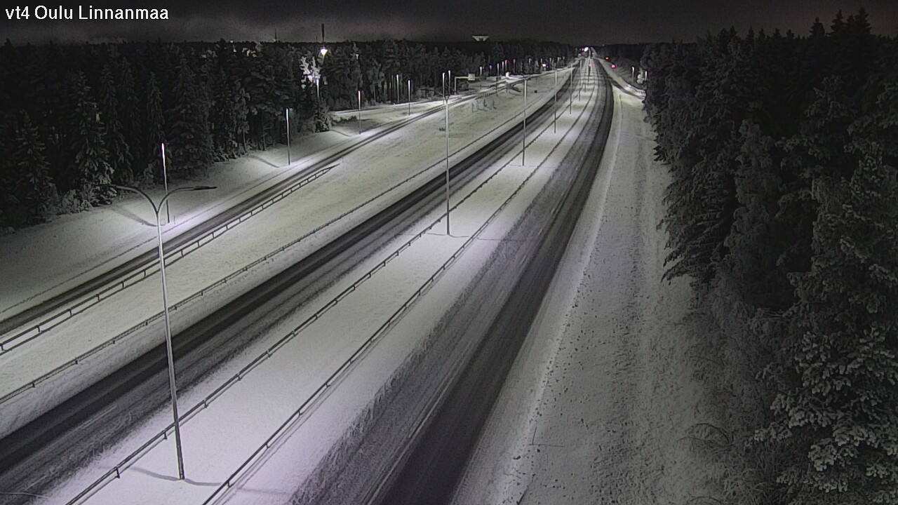 Weather Camera Image Road 4 Oulu, Linnanmaa, Oulu, Pohjois-Pohjanmaa