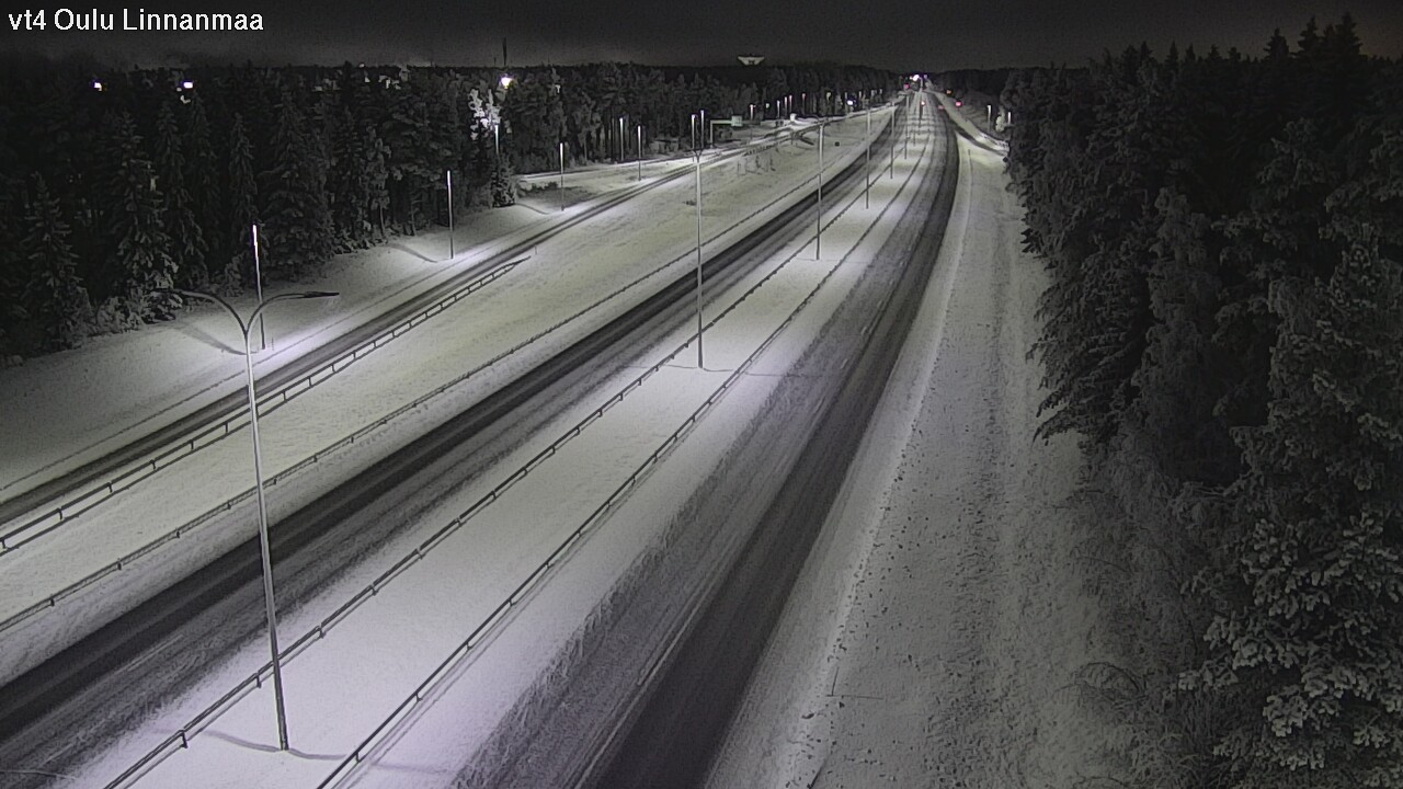 Weather Camera Image Road 4 Oulu, Linnanmaa, Oulu, Pohjois-Pohjanmaa