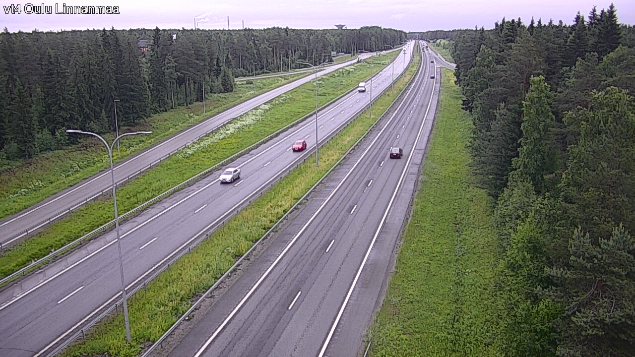 Weather Camera Image Road 4 Oulu, Linnanmaa, Oulu, Pohjois-Pohjanmaa