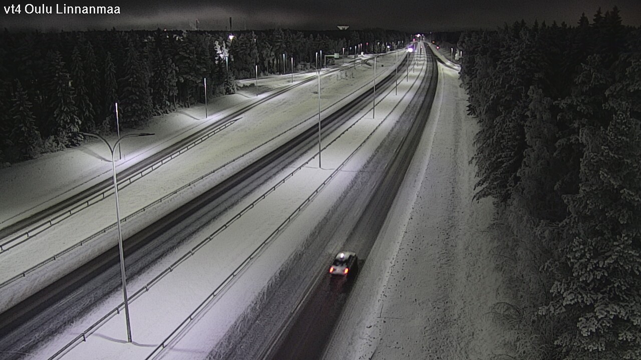 Weather Camera Image Road 4 Oulu, Linnanmaa, Oulu, Pohjois-Pohjanmaa