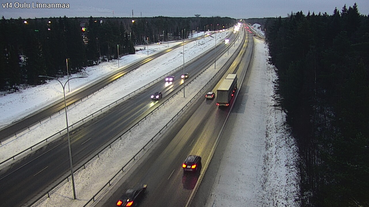 Weather Camera Image Road 4 Oulu, Linnanmaa, Oulu, Pohjois-Pohjanmaa