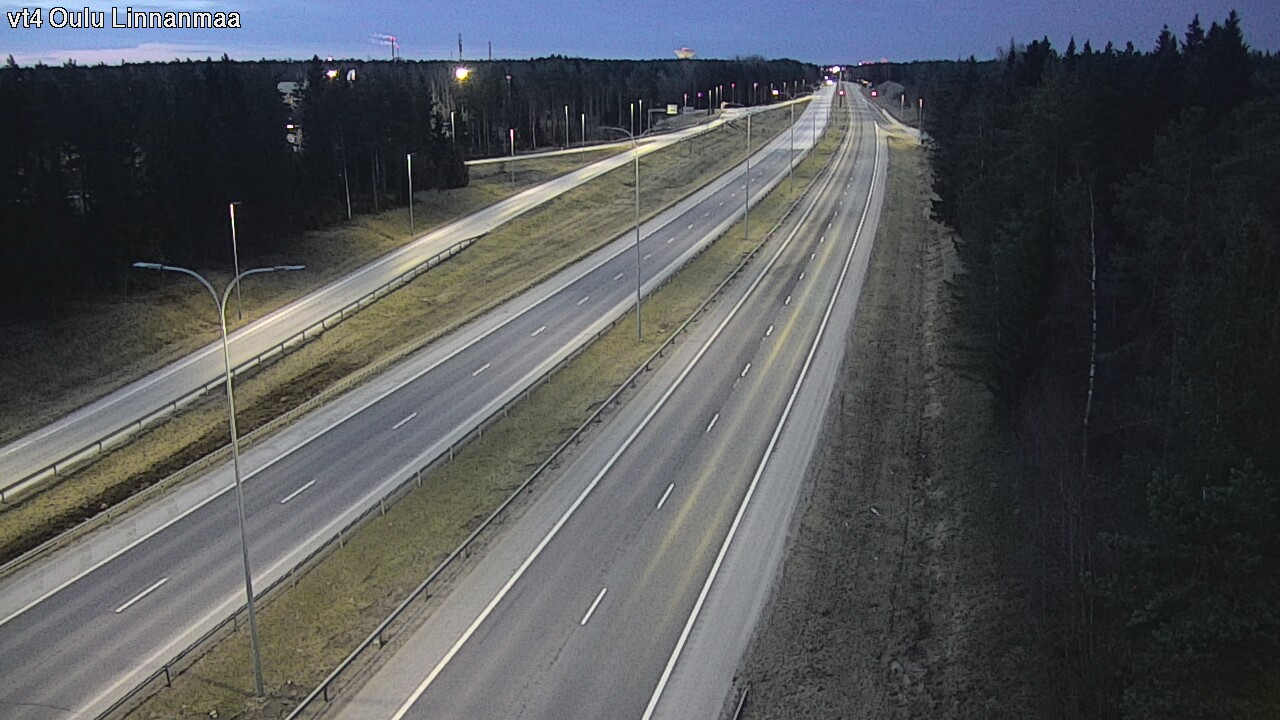 Weather Camera Image Road 4 Oulu, Linnanmaa, Oulu, Pohjois-Pohjanmaa