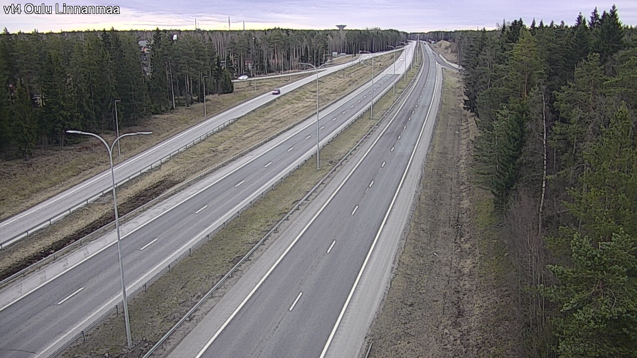 Weather Camera Image Road 4 Oulu, Linnanmaa, Oulu, Pohjois-Pohjanmaa