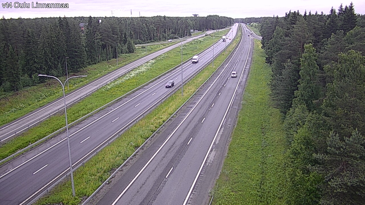 Weather Camera Image Road 4 Oulu, Linnanmaa, Oulu, Pohjois-Pohjanmaa