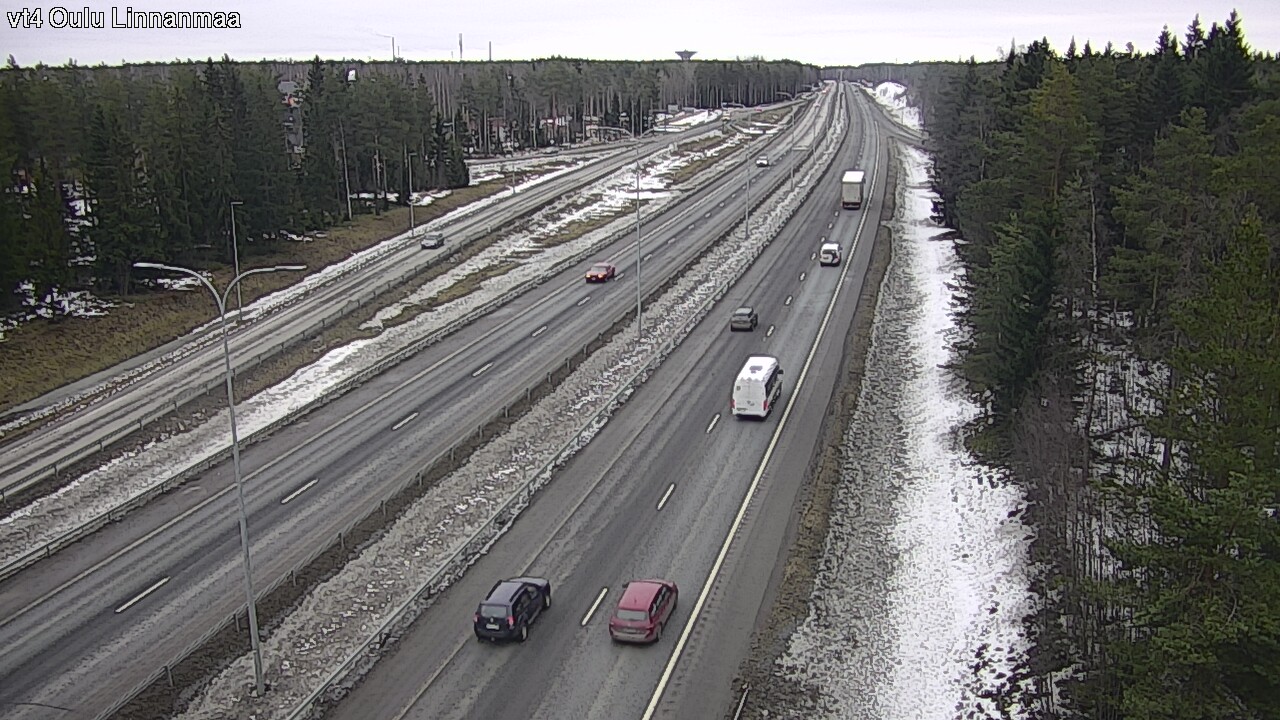 Weather Camera Image Road 4 Oulu, Linnanmaa, Oulu, Pohjois-Pohjanmaa