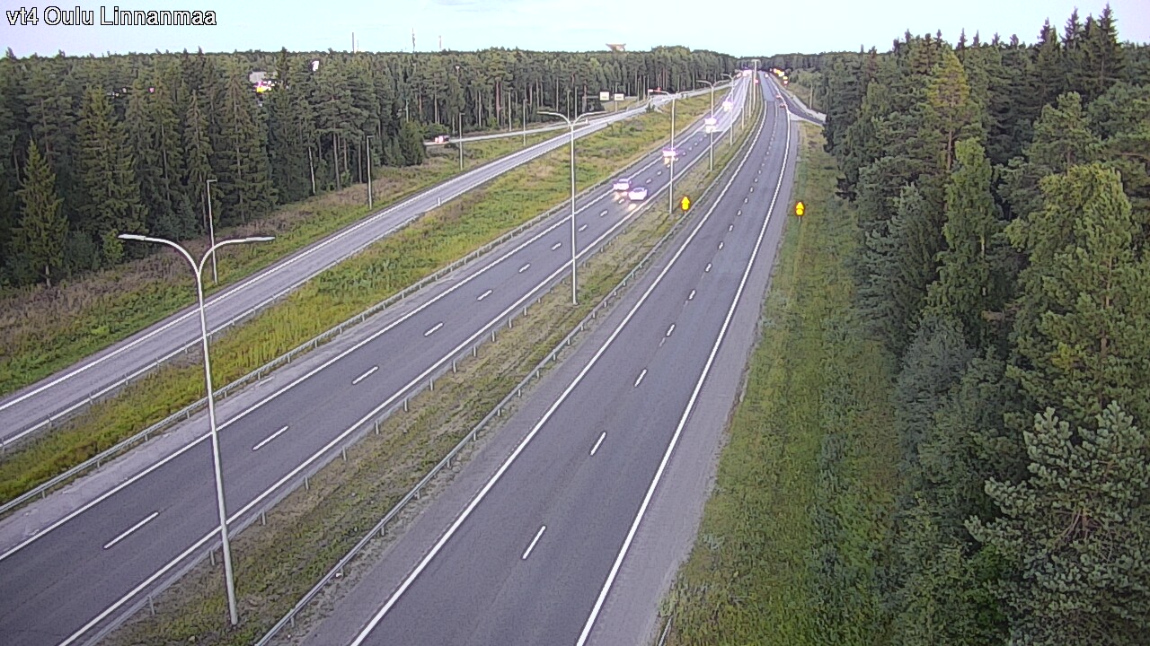 Weather Camera Image Väg 4 Uleåborg, Linnanmaa, Oulu, Pohjois-Pohjanmaa