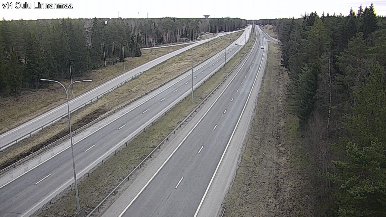 Weather Camera Image Road 4 Oulu, Linnanmaa, Oulu, Pohjois-Pohjanmaa
