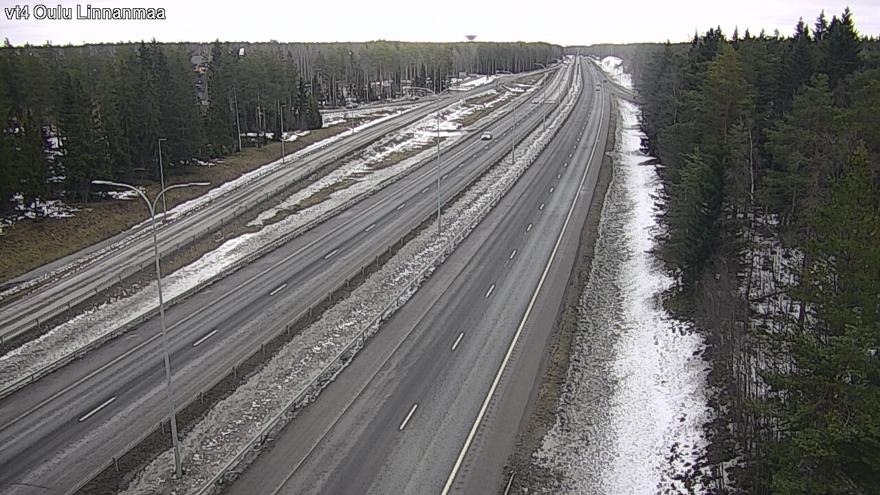 Weather Camera Image Road 4 Oulu, Linnanmaa, Oulu, Pohjois-Pohjanmaa