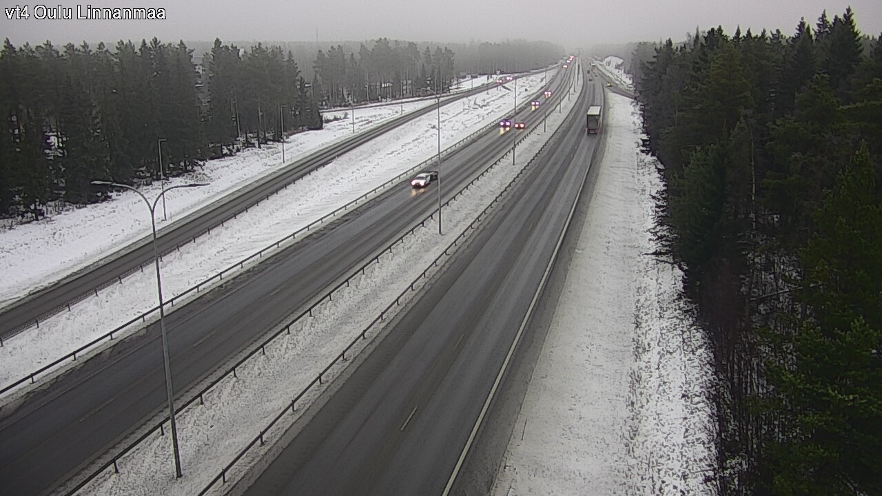 Weather Camera Image Road 4 Oulu, Linnanmaa, Oulu, Pohjois-Pohjanmaa
