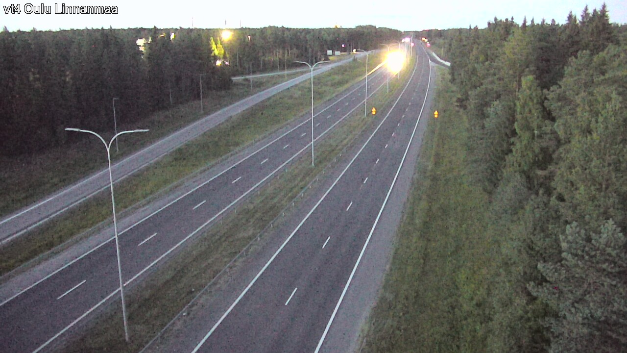 Weather Camera Image Väg 4 Uleåborg, Linnanmaa, Oulu, Pohjois-Pohjanmaa