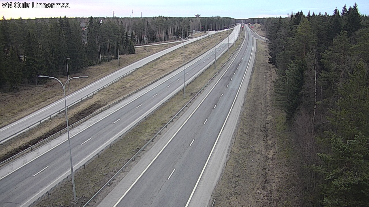 Weather Camera Image Road 4 Oulu, Linnanmaa, Oulu, Pohjois-Pohjanmaa