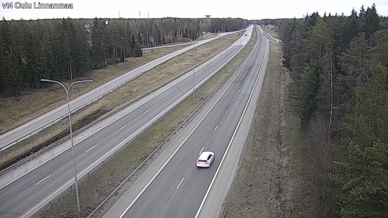 Weather Camera Image Road 4 Oulu, Linnanmaa, Oulu, Pohjois-Pohjanmaa