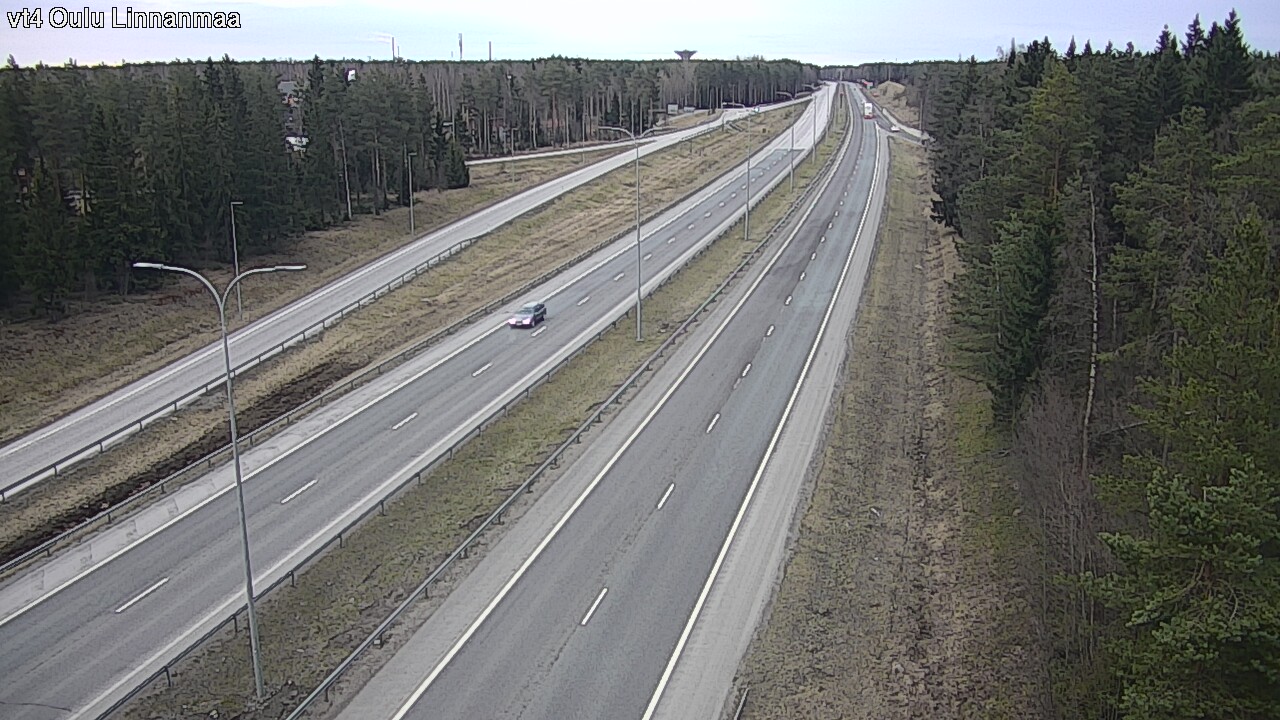 Weather Camera Image Road 4 Oulu, Linnanmaa, Oulu, Pohjois-Pohjanmaa