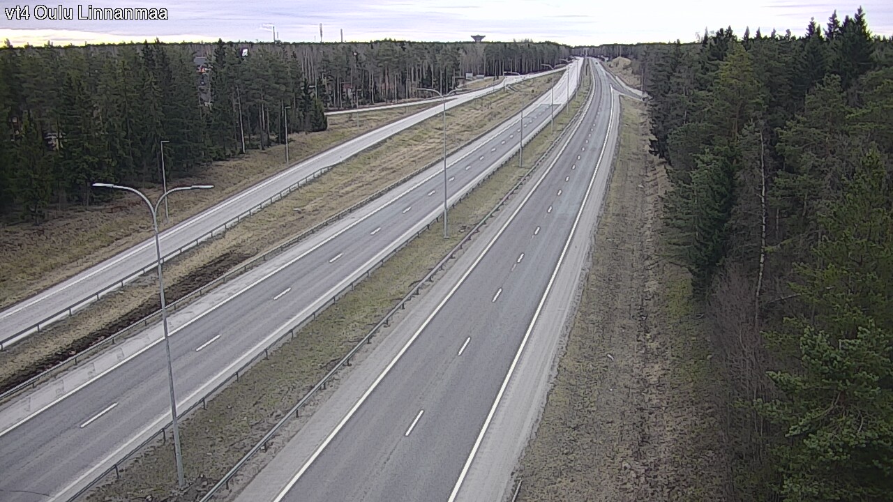 Weather Camera Image Road 4 Oulu, Linnanmaa, Oulu, Pohjois-Pohjanmaa