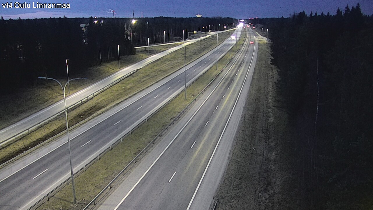 Weather Camera Image Road 4 Oulu, Linnanmaa, Oulu, Pohjois-Pohjanmaa