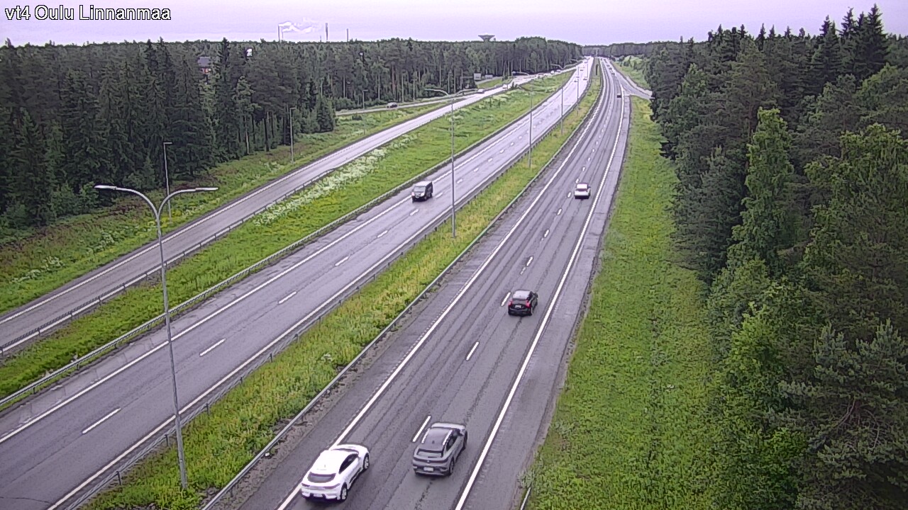 Weather Camera Image Road 4 Oulu, Linnanmaa, Oulu, Pohjois-Pohjanmaa