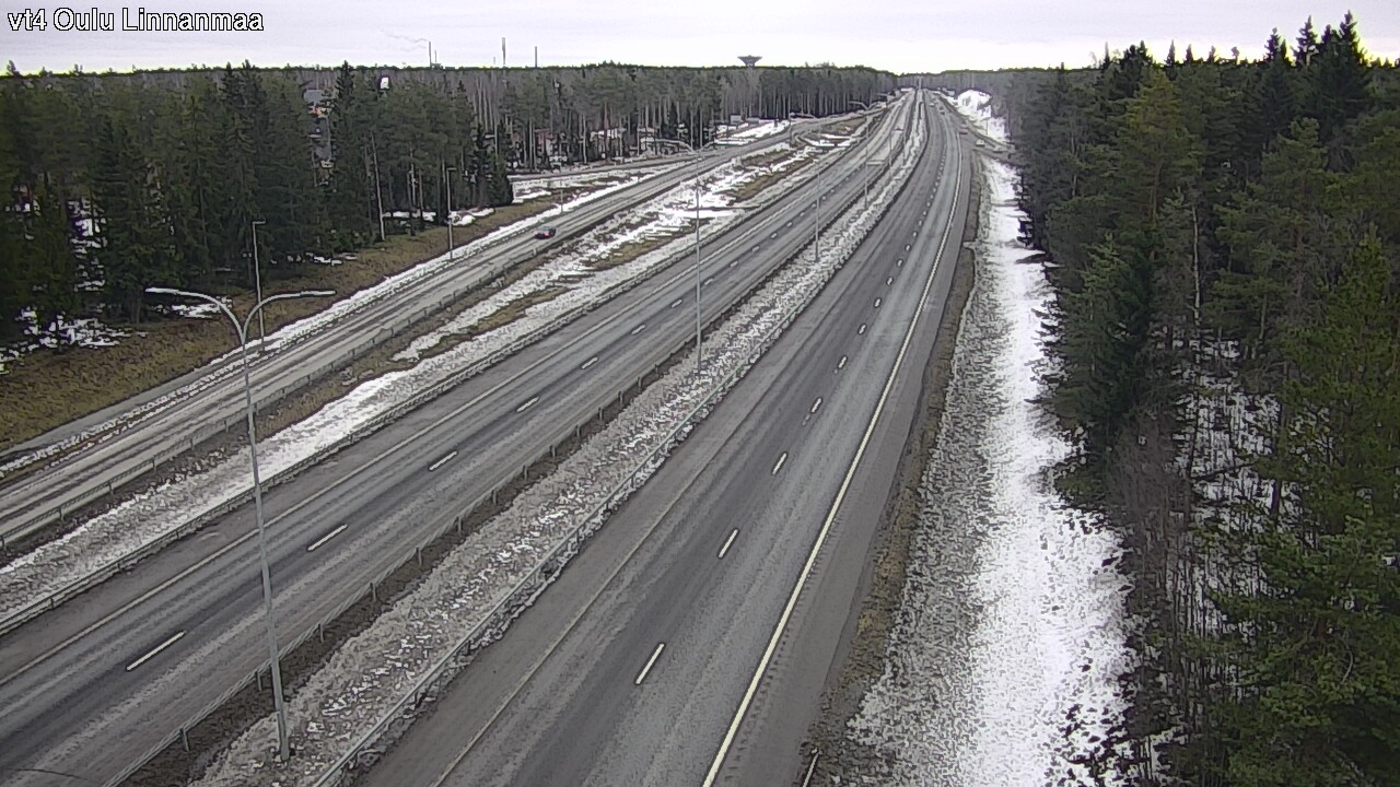 Weather Camera Image Road 4 Oulu, Linnanmaa, Oulu, Pohjois-Pohjanmaa