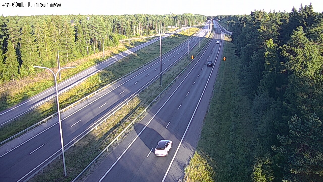 Weather Camera Image Väg 4 Uleåborg, Linnanmaa, Oulu, Pohjois-Pohjanmaa
