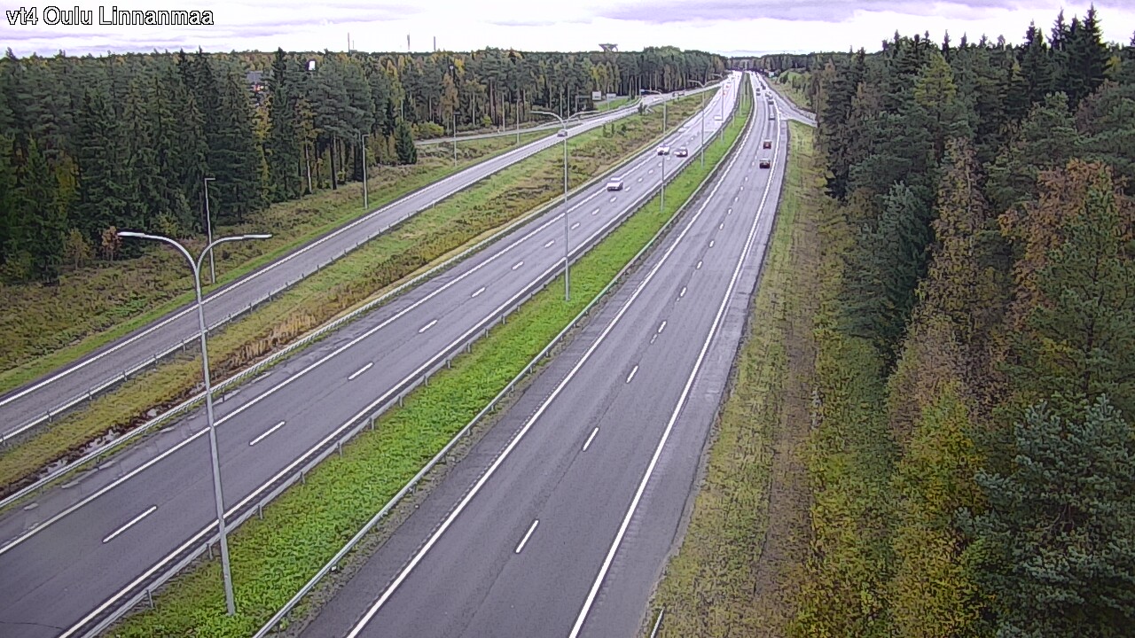 Weather Camera Image Road 4 Oulu, Linnanmaa, Oulu, Pohjois-Pohjanmaa