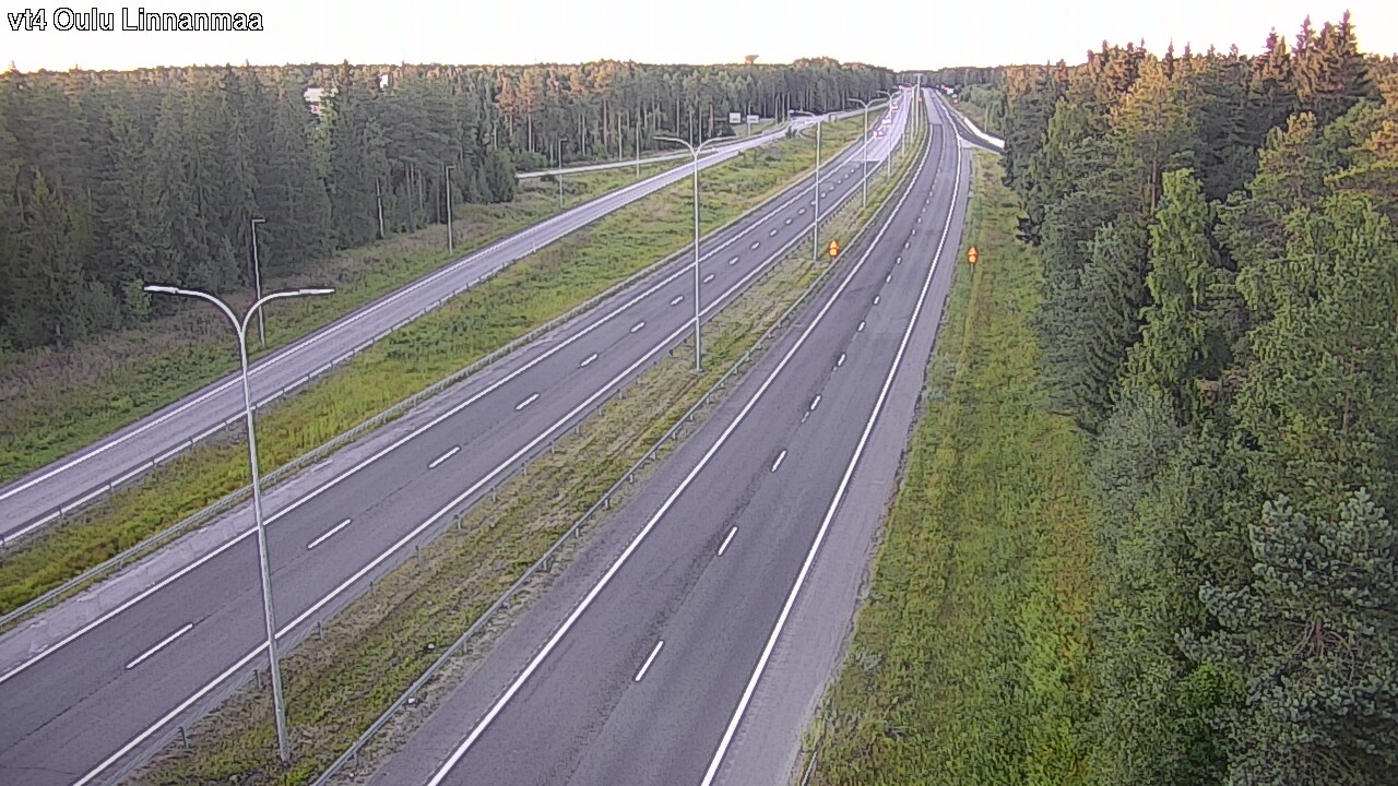 Weather Camera Image Väg 4 Uleåborg, Linnanmaa, Oulu, Pohjois-Pohjanmaa