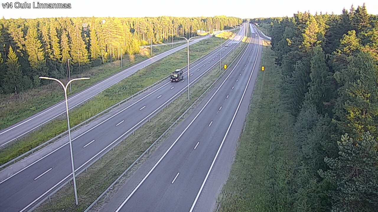 Weather Camera Image Väg 4 Uleåborg, Linnanmaa, Oulu, Pohjois-Pohjanmaa