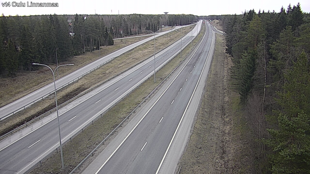 Weather Camera Image Road 4 Oulu, Linnanmaa, Oulu, Pohjois-Pohjanmaa