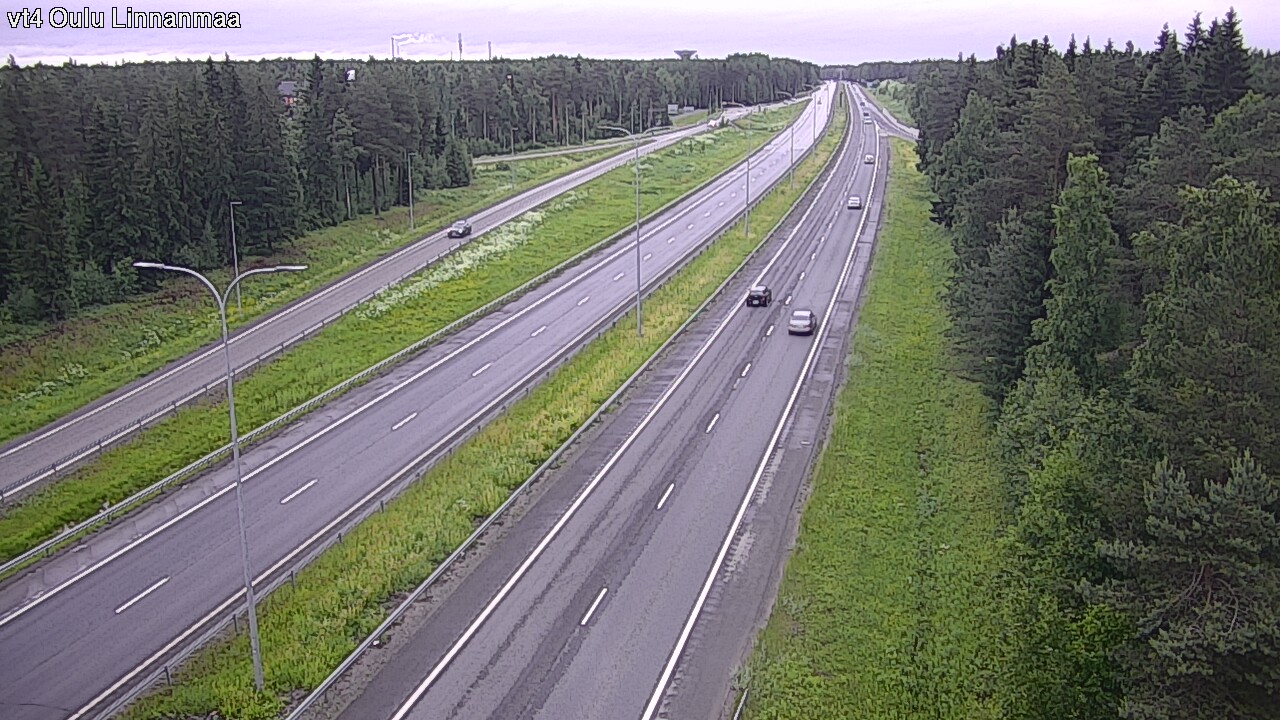 Weather Camera Image Road 4 Oulu, Linnanmaa, Oulu, Pohjois-Pohjanmaa