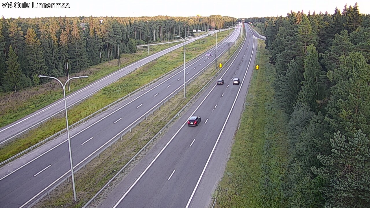 Weather Camera Image Väg 4 Uleåborg, Linnanmaa, Oulu, Pohjois-Pohjanmaa