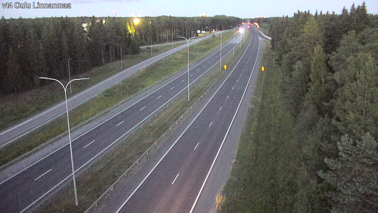 Weather Camera Image Väg 4 Uleåborg, Linnanmaa, Oulu, Pohjois-Pohjanmaa