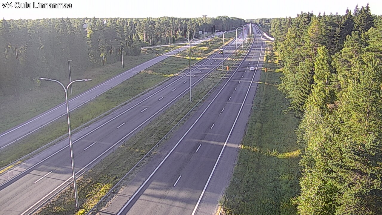 Weather Camera Image Väg 4 Uleåborg, Linnanmaa, Oulu, Pohjois-Pohjanmaa