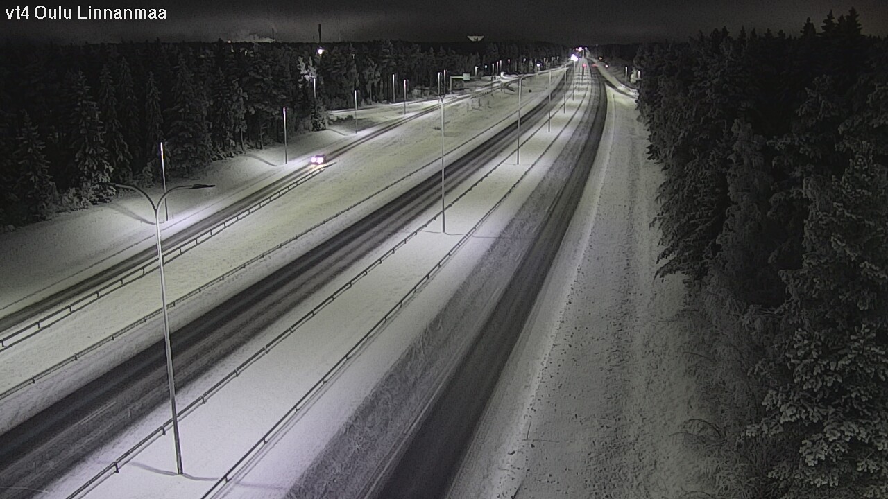 Weather Camera Image Road 4 Oulu, Linnanmaa, Oulu, Pohjois-Pohjanmaa